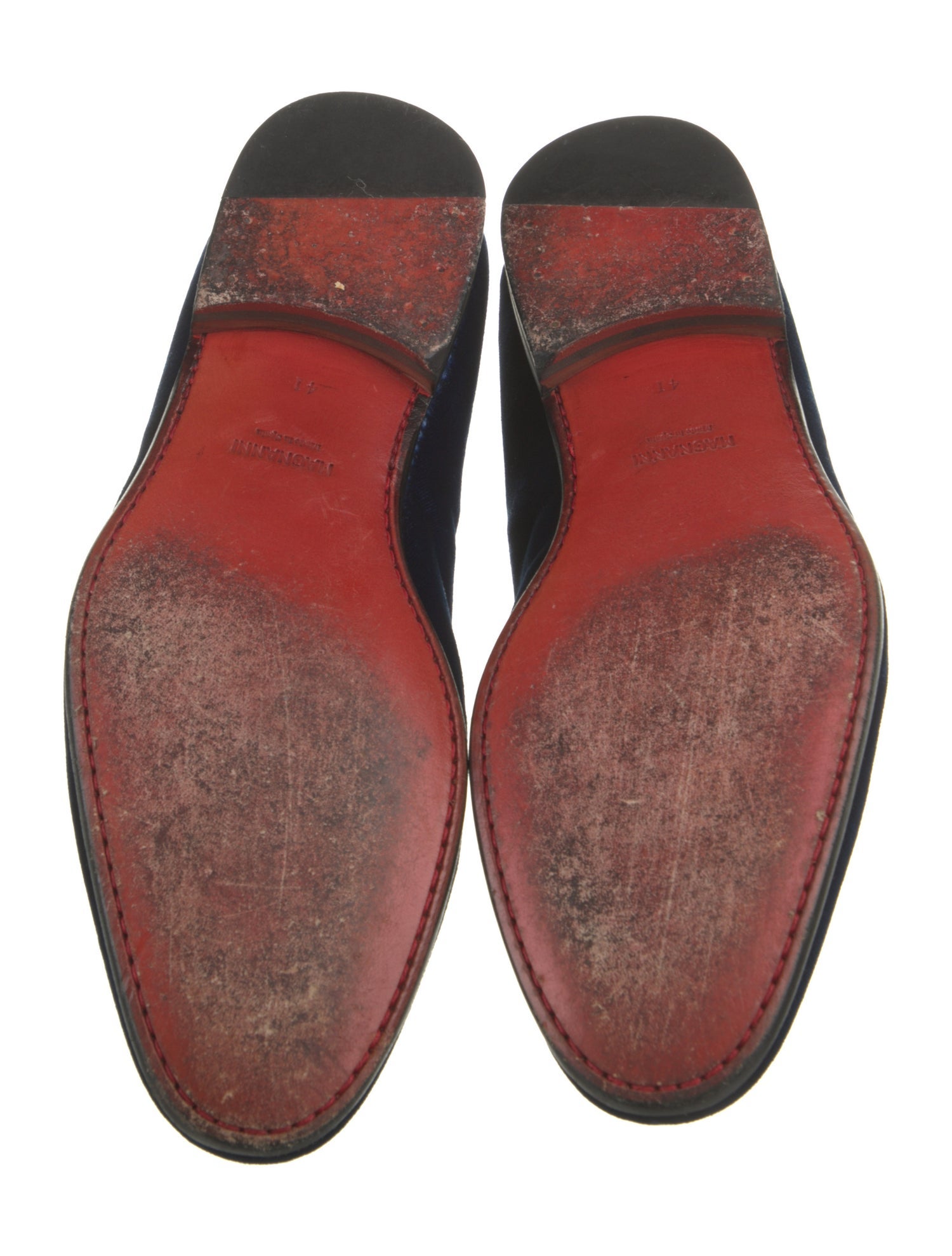 Magnanni Velvet Tassel Accents Loafers